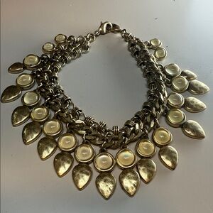 Gold and Cream bracelet